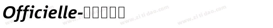 Officielle字体转换