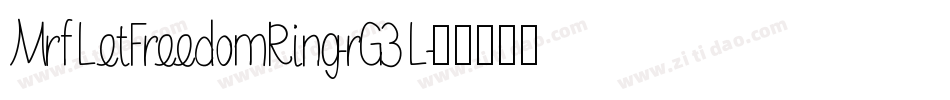 MrfLetFreedomRing-rG3L字体转换