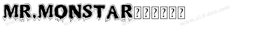 MR.MONSTAR字体转换