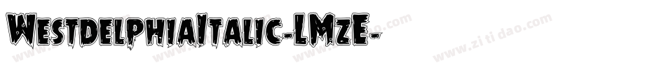 WestdelphiaItalic-LMzE字体转换