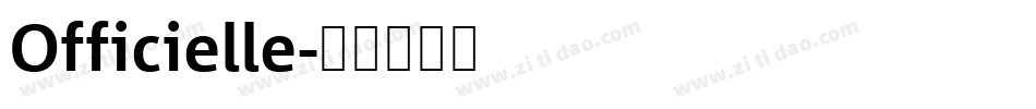 Officielle字体转换