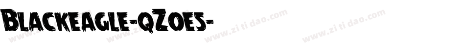 Blackeagle-qZ0e5字体转换