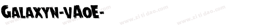 Galaxyn-vA0E字体转换