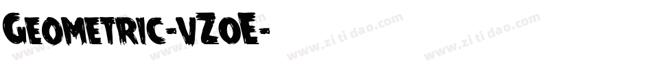 Geometric-vZ0E字体转换
