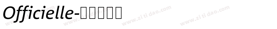 Officielle字体转换