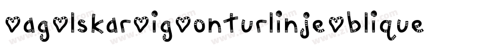JagAlskarDigKonturlinjeOblique-legX字体转换