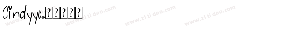 Cindyyo字体转换