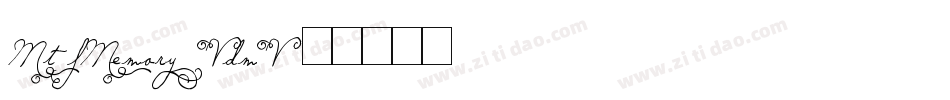 MtfMemory-VdmV字体转换