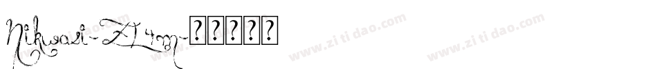 Nikwasi-ZL4m字体转换