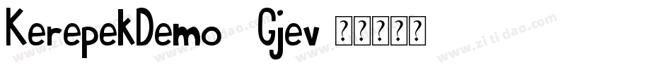 KerepekDemo-1Gjev字体转换