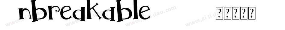 Unbreakable-P3GZ字体转换
