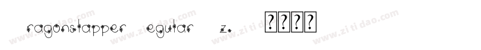 DragonslapperRegular-6z1D字体转换