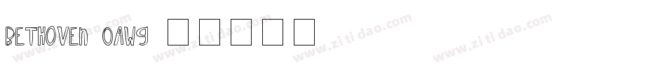Bethoven-0AwG字体转换