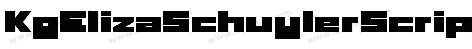 KgElizaSchuylerScript-z5P1字体转换 KgElizaSchuylerScript-z5P1字体转换