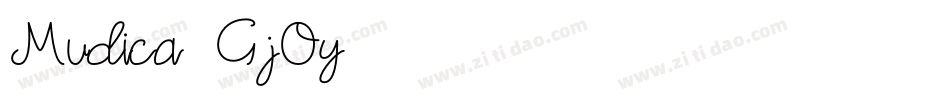 Mudica-GjOy字体转换