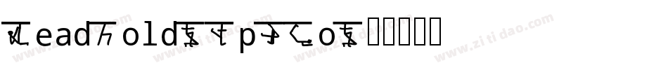 DeadSold-RpKVo字体转换