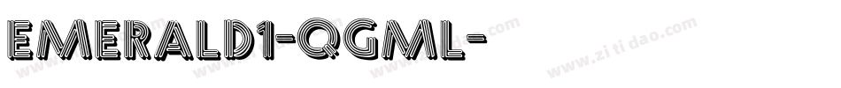 Emerald1-qgMl字体转换