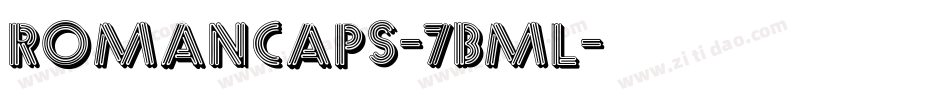 RomanCaps-7BMl字体转换