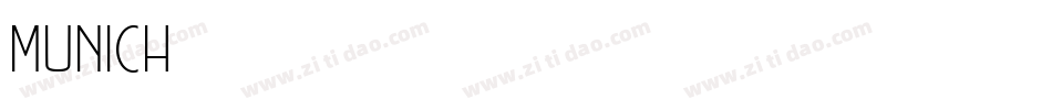 Munich字体转换