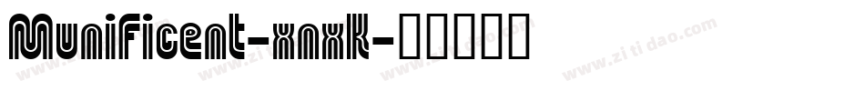 Munificent-xnxK字体转换
