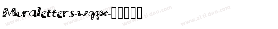 Muraletters-wqqx字体转换
