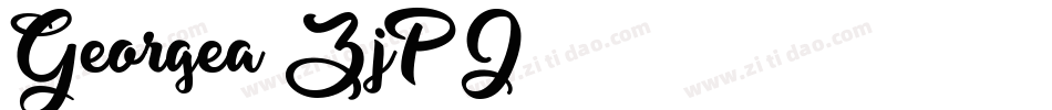 Georgea-ZjPJ字体转换