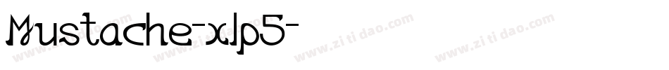 Mustache-xlp5字体转换
