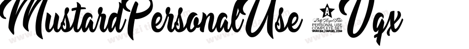 MustardPersonalUse-5Vqx字体转换