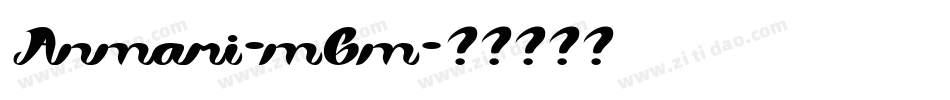 Anmari-m6m字体转换