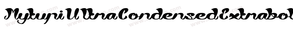 MytupiUltraCondensedExtrabold-JZ8n字体转换