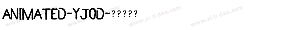 Animated-yJOd字体转换