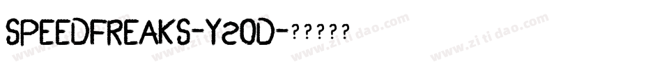 SpeedFreaks-y2Od字体转换