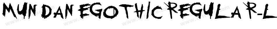 MundanegothicRegular-lG1X字体转换 MundanegothicRegular-lG1X字体转换