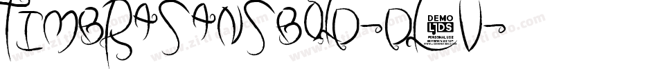 TimbraSansBold-dL4V字体转换