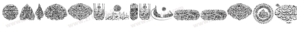 MyFontQuraan7-MrjY字体转换