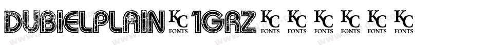 Dubielplain-1GrZ字体转换