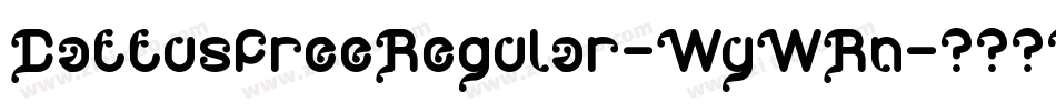 CattusfreeRegular-WyWRn字体转换