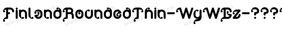 FinlandRoundedThin-WyWGz字体转换