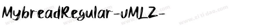 MybreadRegular-vMLZ字体转换