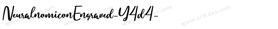 NeuralnomiconEngraved-Y4d4字体转换