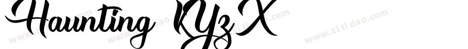 Haunting-KYzX字体转换