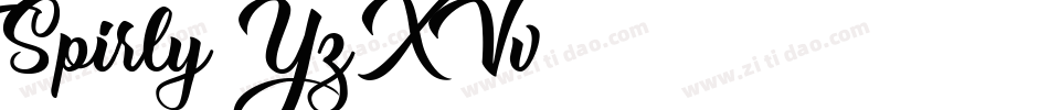 Spirly-YzXVv字体转换