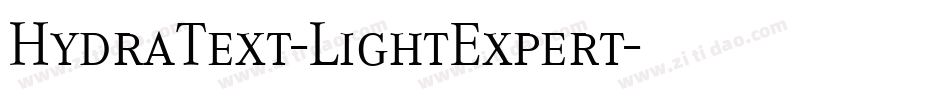HydraText-LightExpert字体转换