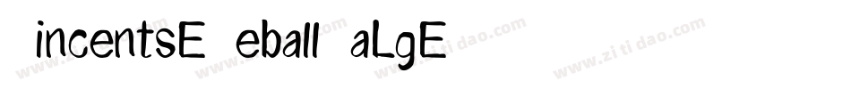 VincentsEyeball-aLgE字体转换