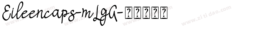 Eileencaps-mLgG字体转换