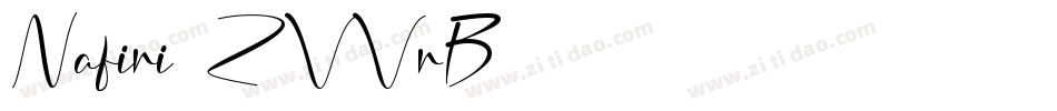 Nafiri-ZVVrB字体转换