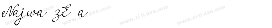 Najwa-zE1a字体转换