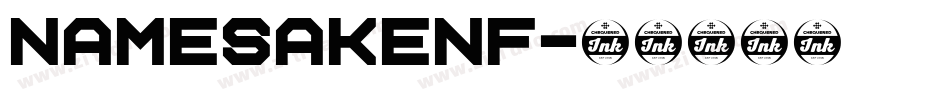 NamesakeNF字体转换