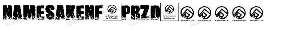 NamesakeNf-pRzd字体转换