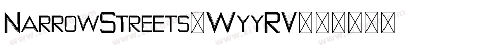 NarrowStreets-WyyRV字体转换